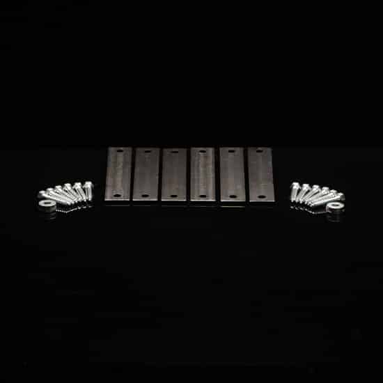 Top plate brackets for carbon fiber installation