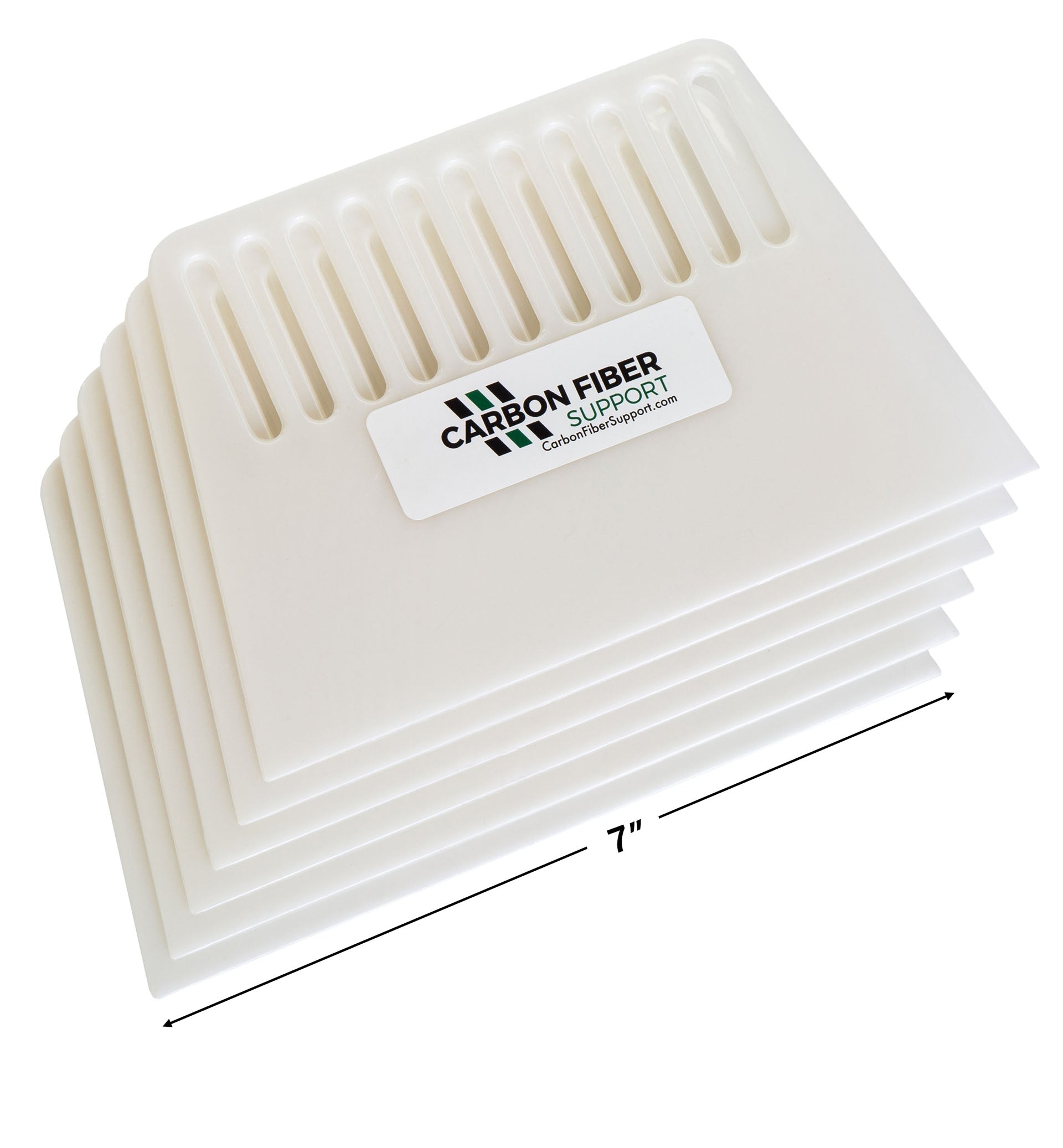 Image showing the putty knife 6 pack from Carbon Fiber Support.