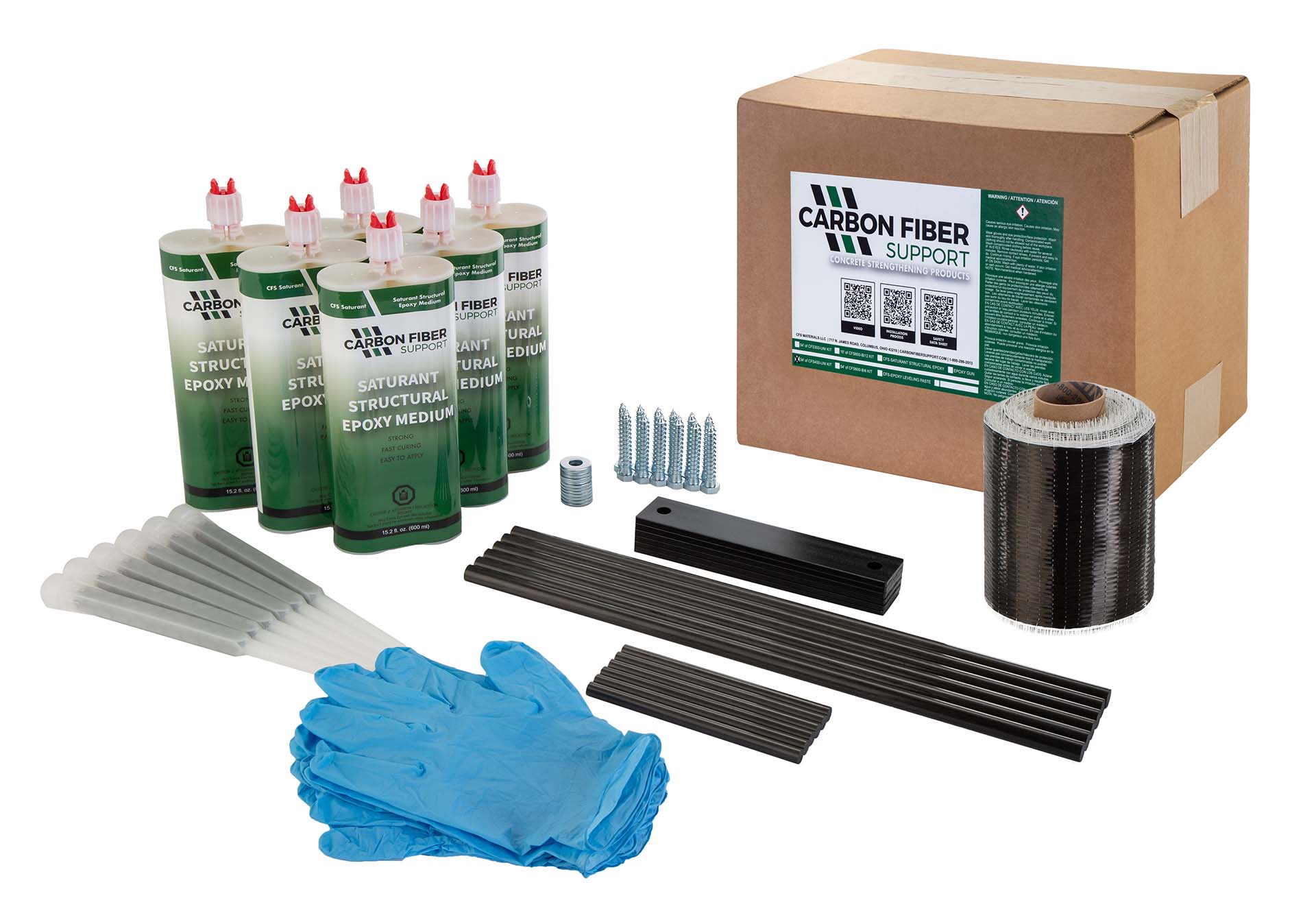 Restore your foundation’s integrity and prevent costly future repairs with our CFS 400gsm Carbon Fiber Kit.