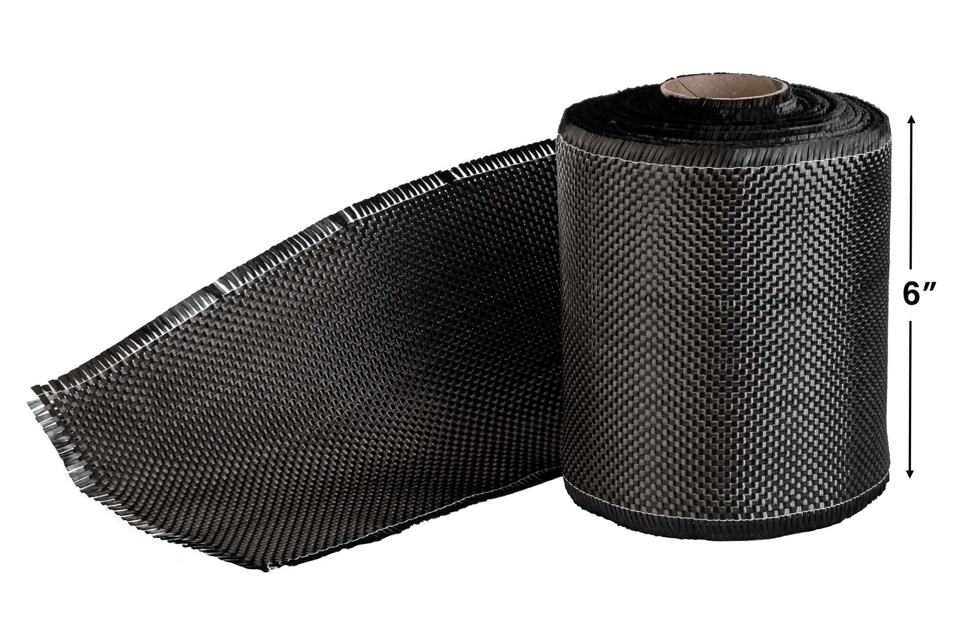 Image of Carbon Fiber Support's CFS 600- by the foot 600gsm 6″ Carbon Fiber Support Roll, showing 3